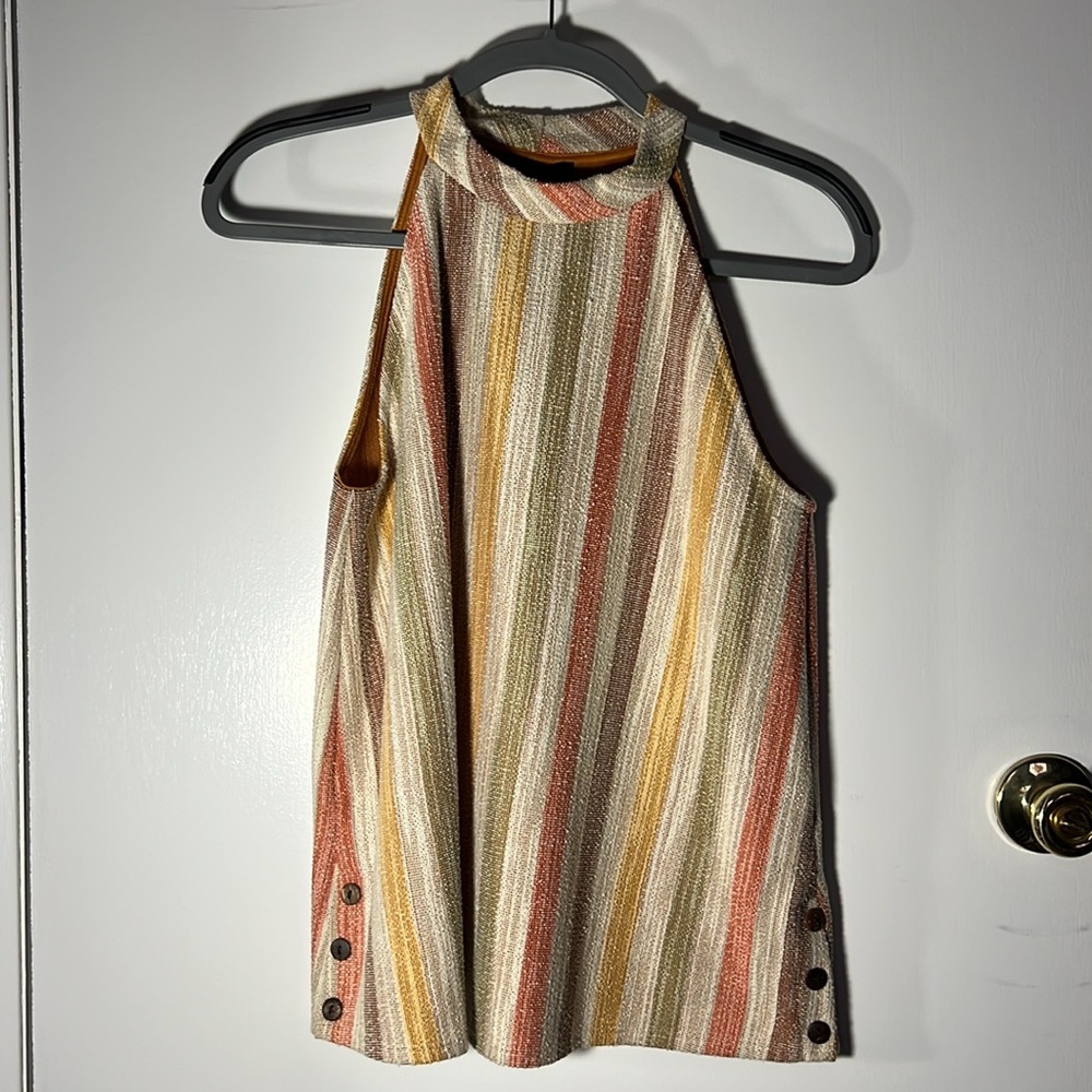 NWOT W5 High Neck Top size Small Made in USA